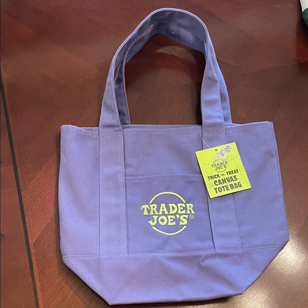 Purple Canvas Tote Bag
